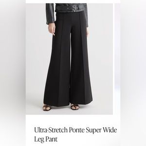 Quince Stretch Wide Leg Pants. SMALL. NEW